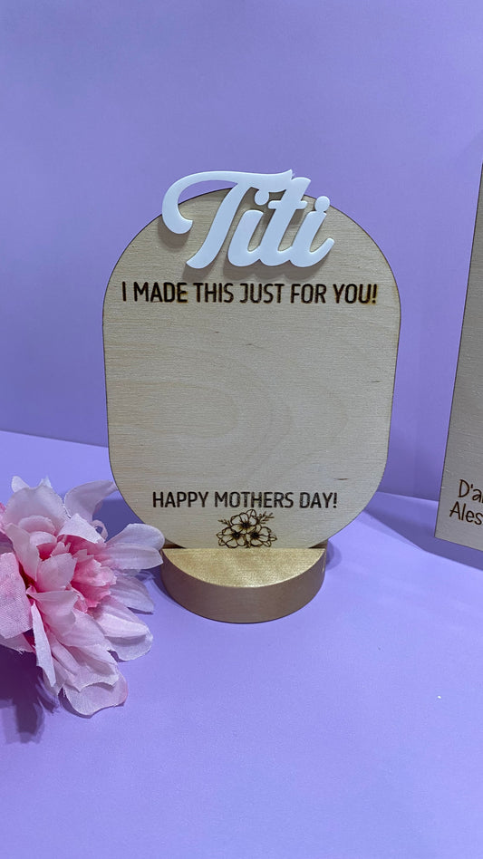 Mother's Day DIY sign (Look What I made)