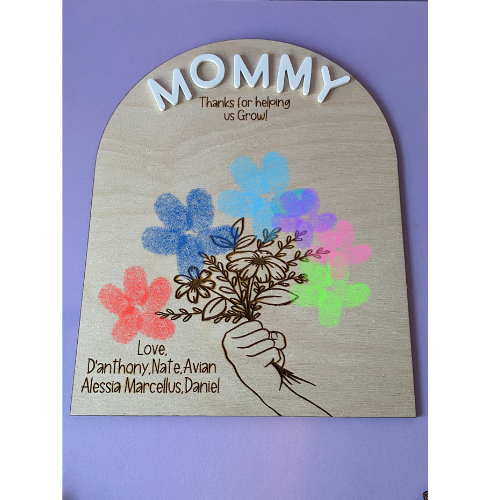 Mothers Day DIY Floral Sign