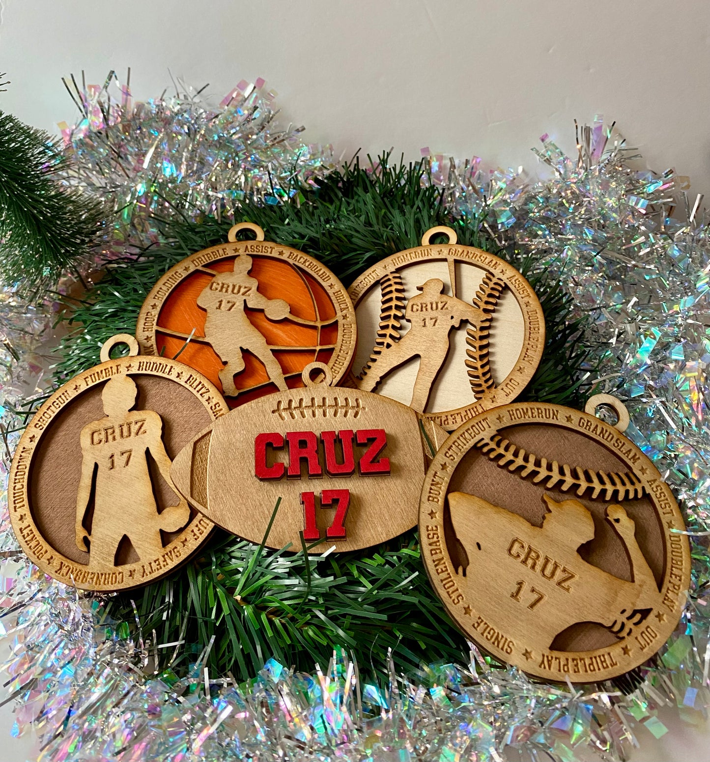 Personalized Sports  ornament