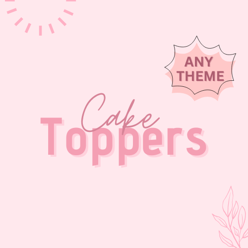 CUSTOM CHARACTER CAKE TOPPER