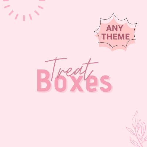 3D treat boxes