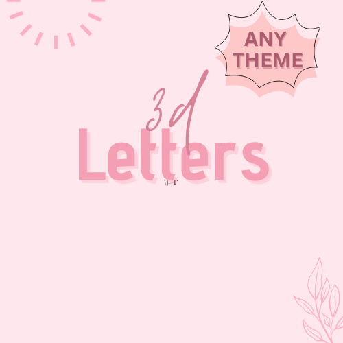 3d letter