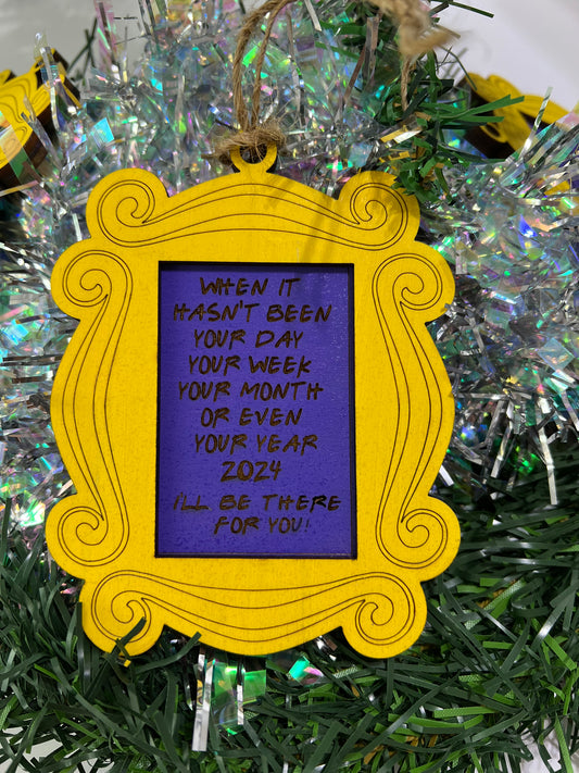Friends inspired door frame ornament