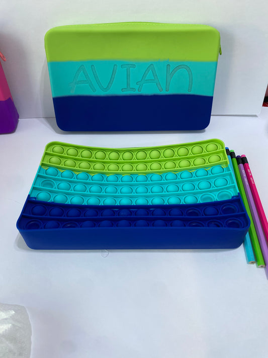 Personalized Pop it pencil case