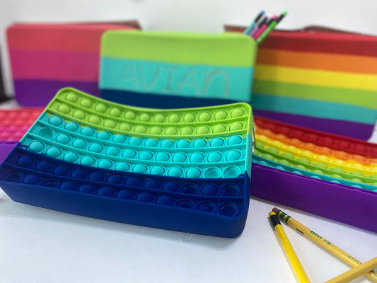 Personalized Pop it pencil case