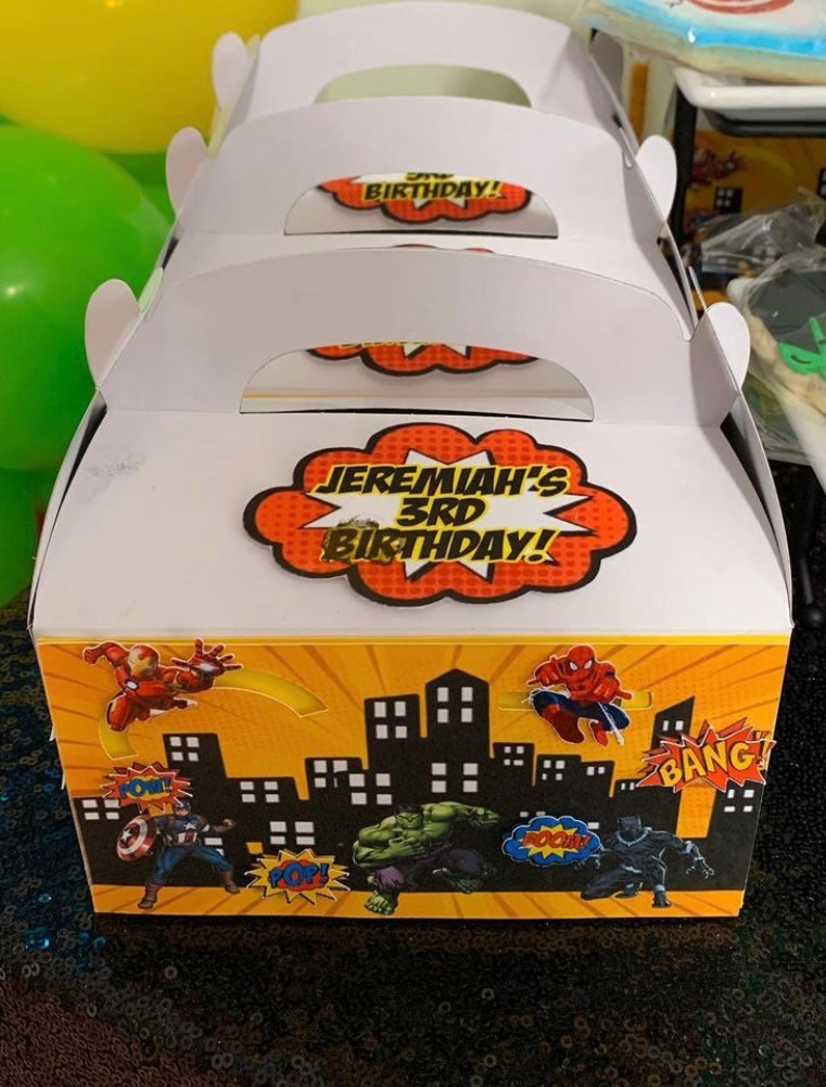 3D treat boxes