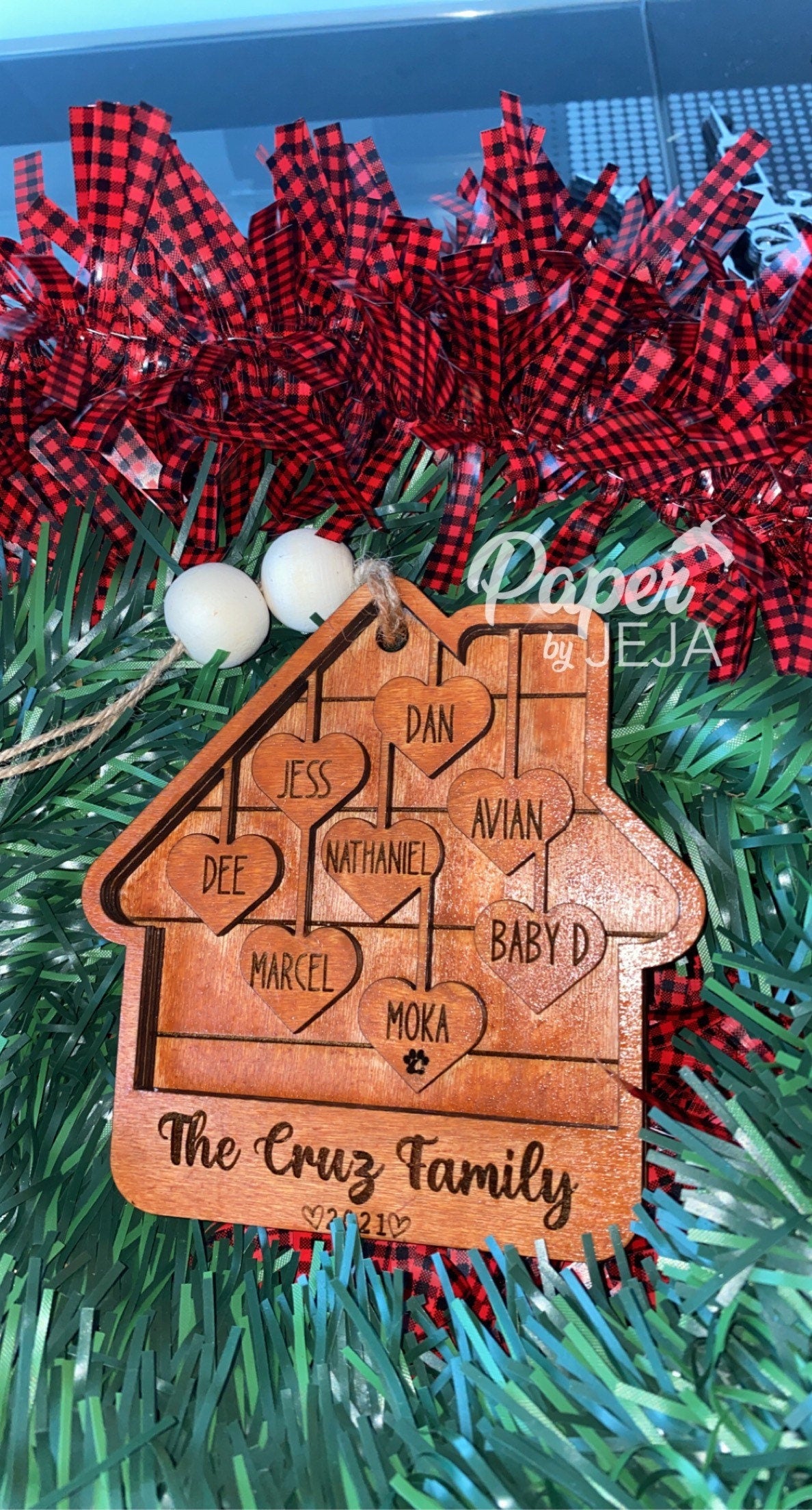 Personalized Family ornament!