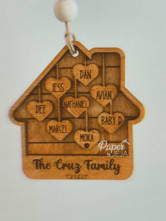 Personalized Family ornament!