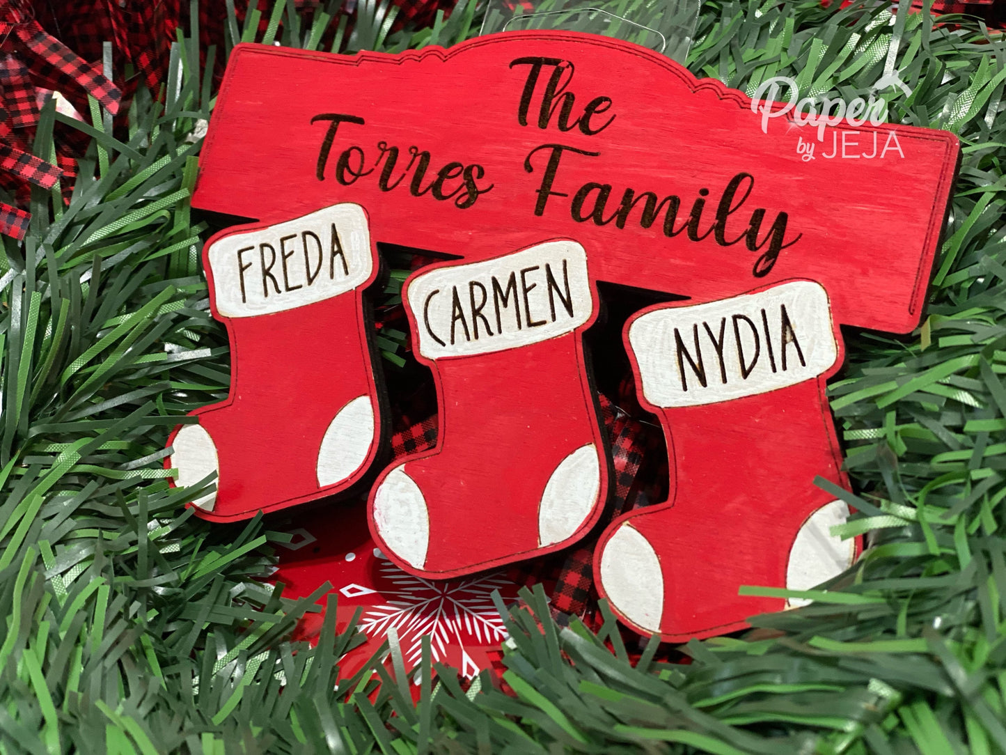 Family Stocking ornaments