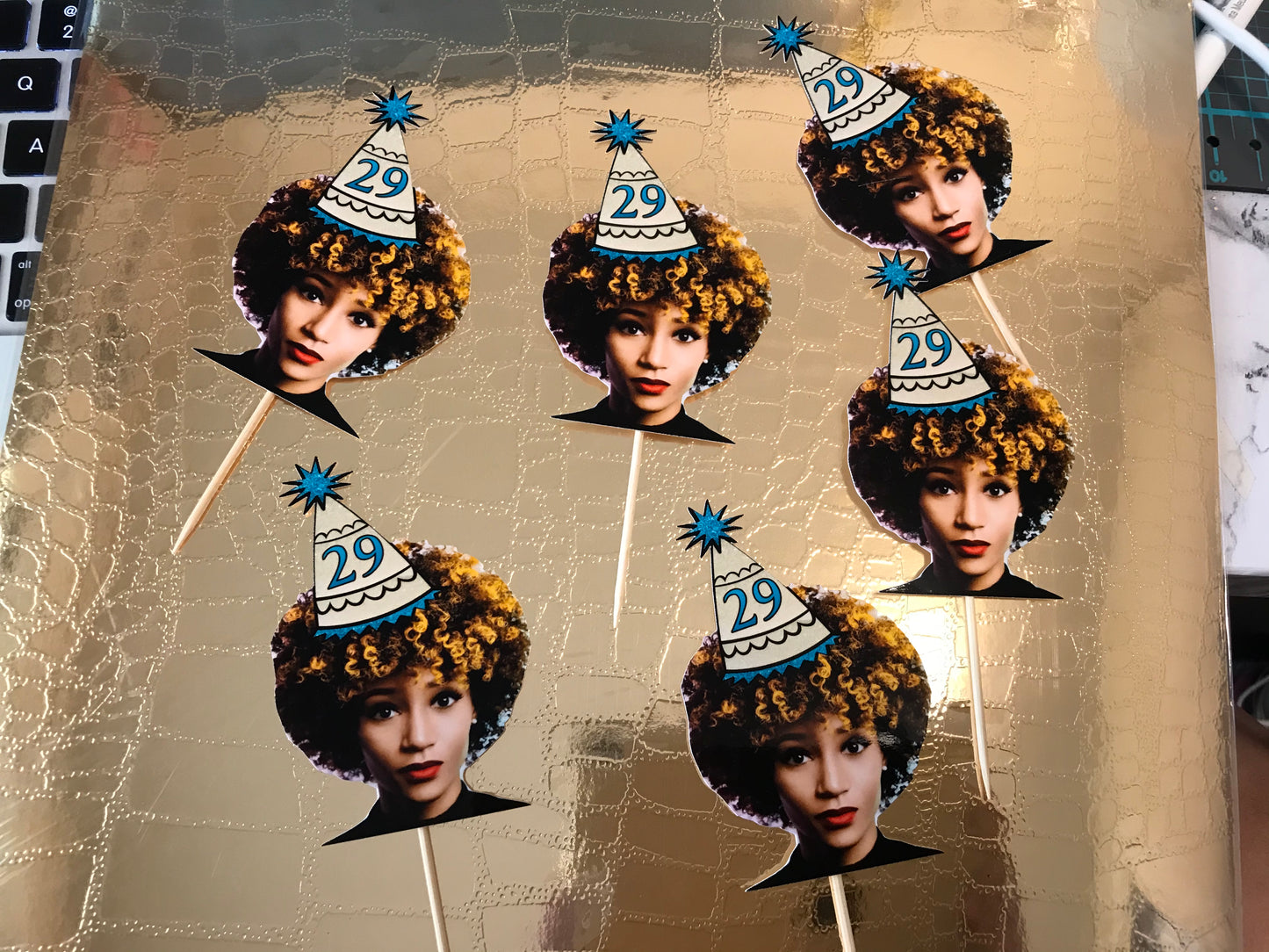 Photo cupcake toppers 12