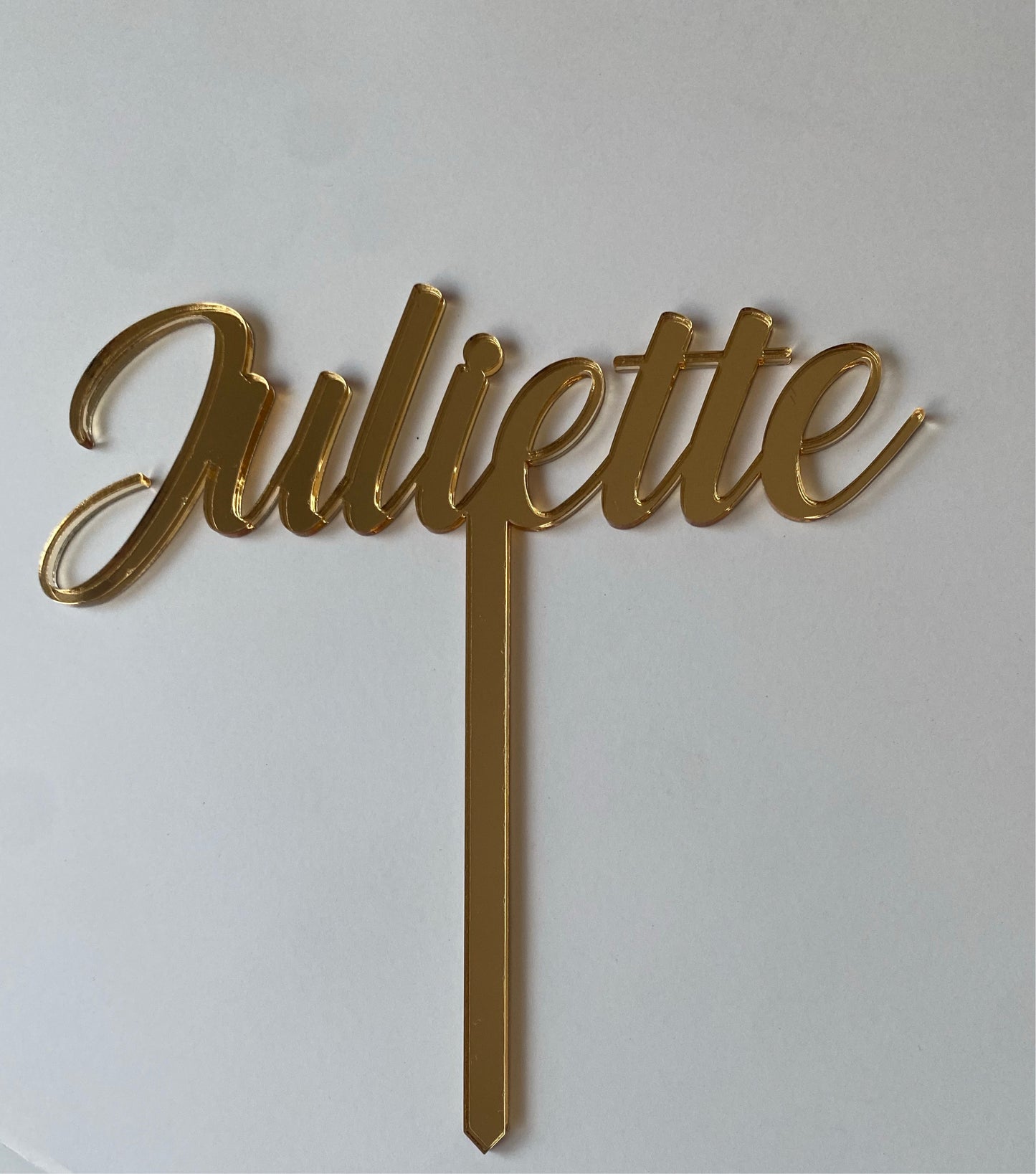 Acrylic cake Topper