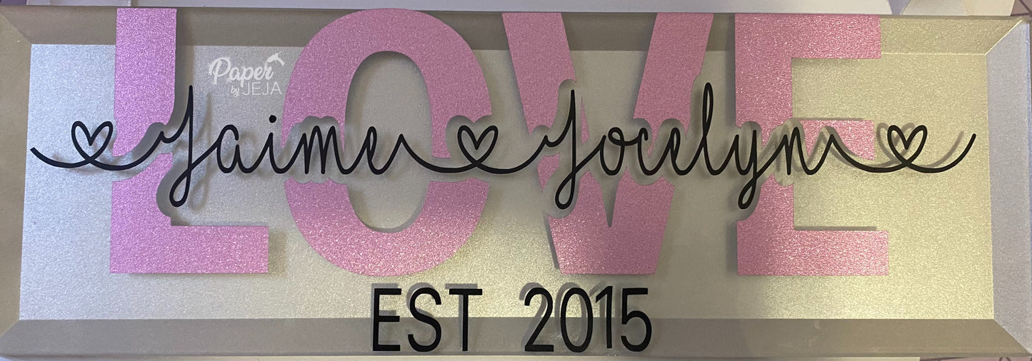 LOVE PLAQUE