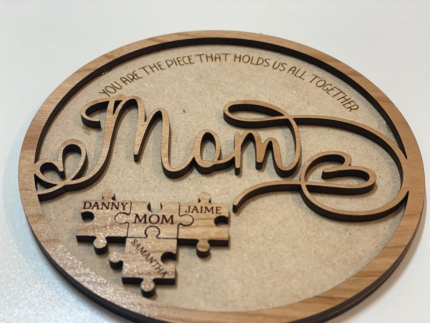 Mothers day puzzle sign