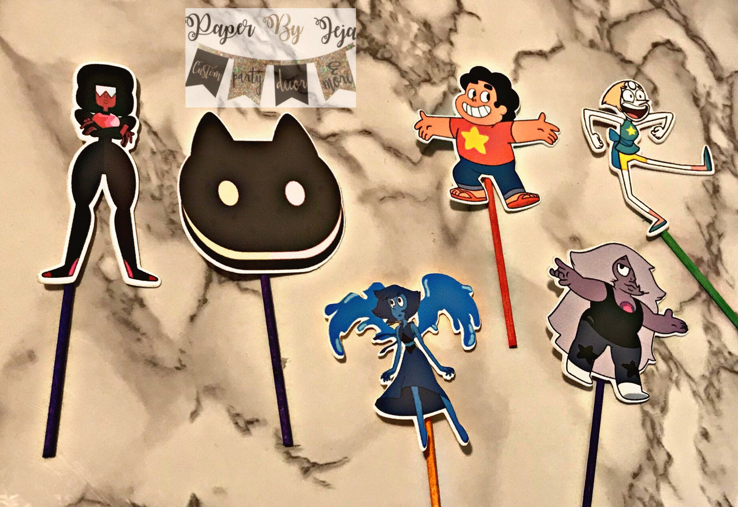 Themed / Character Cup cake toppers (12)