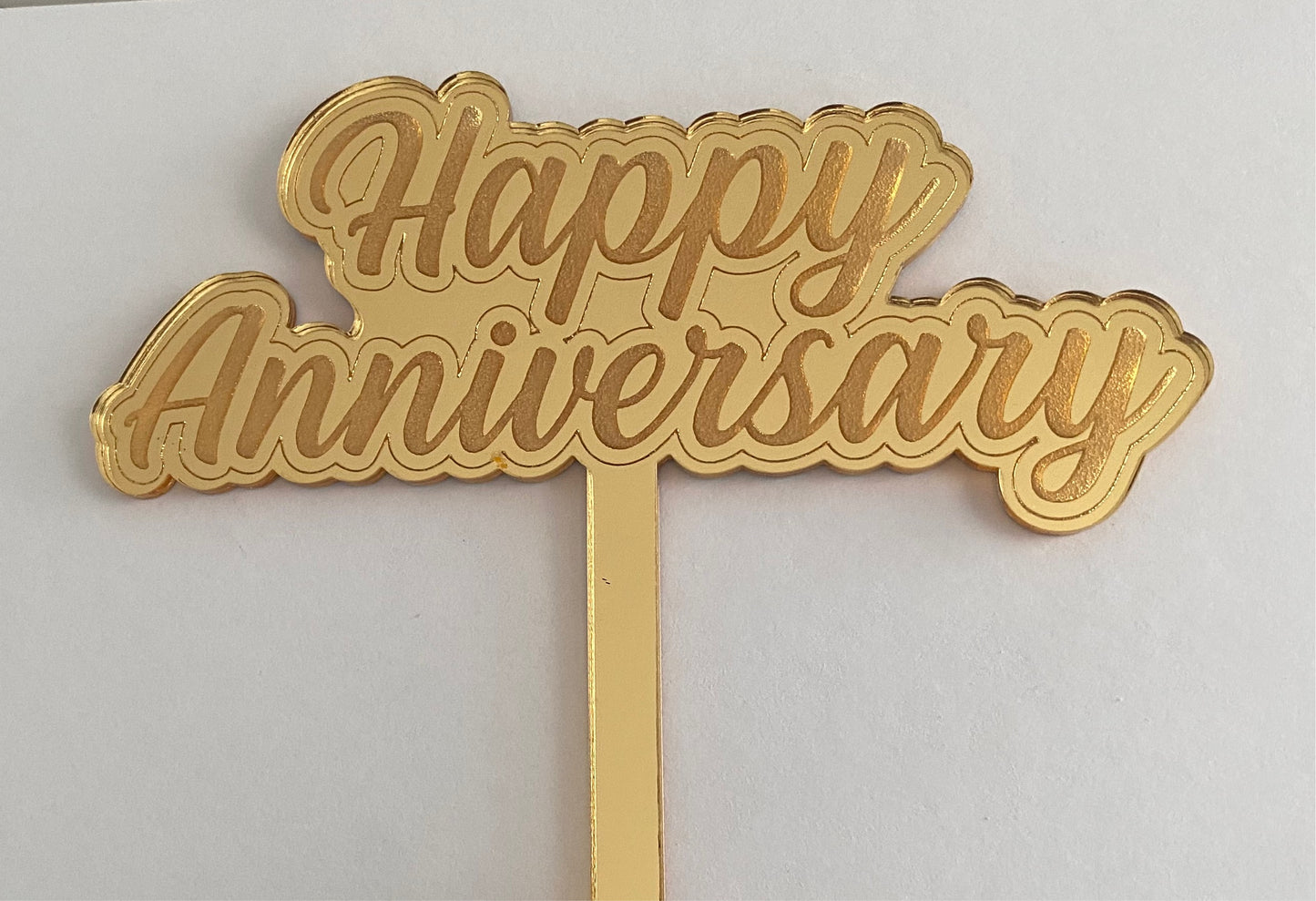 Acrylic cake Topper