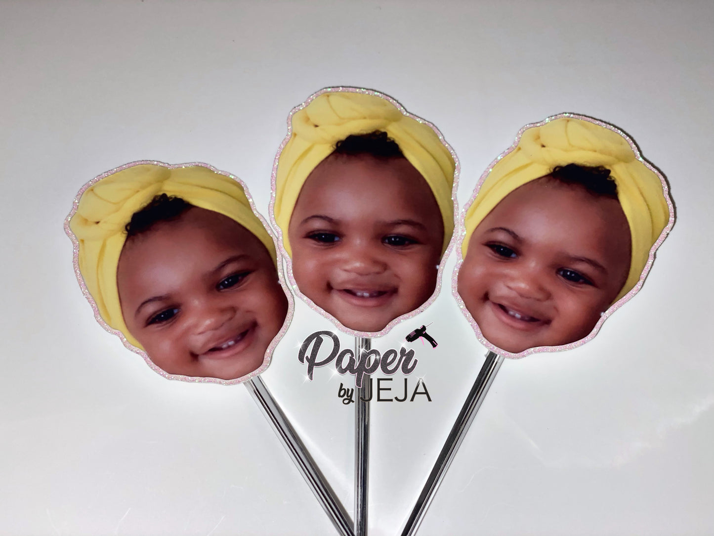 Photo cupcake toppers 12