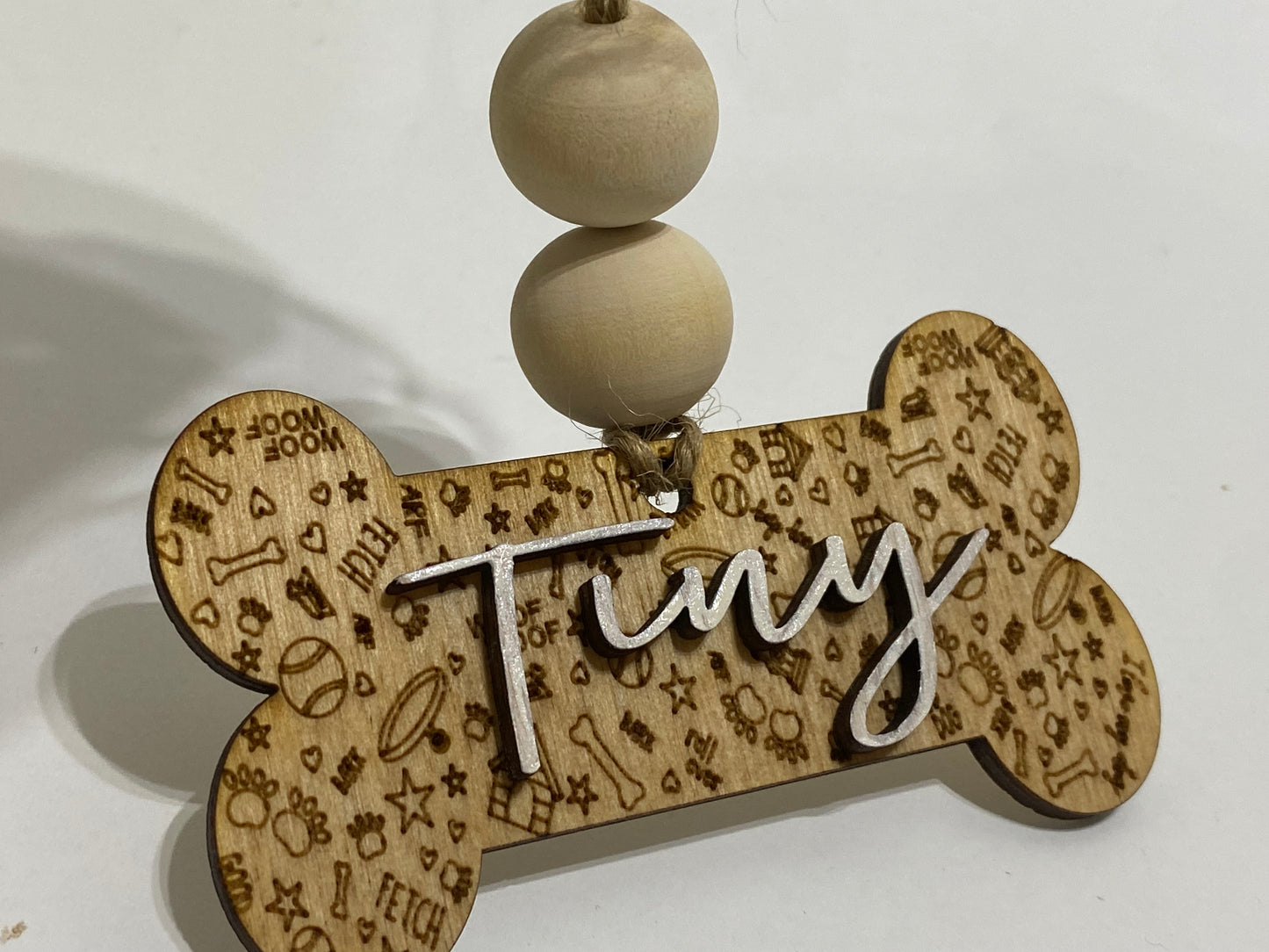 Personalized Bone Ornament