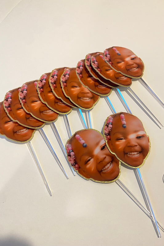 Photo cupcake toppers 12