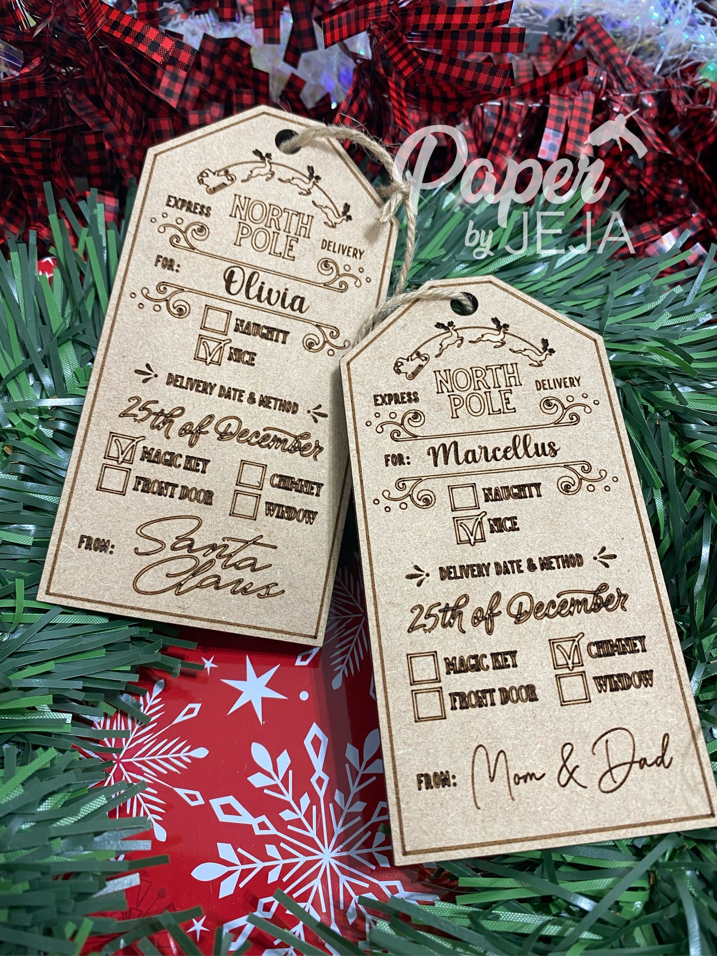 Santa Gift tags